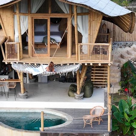 Kalma Bamboo Eco Lodge Kuta  Exteriör bild